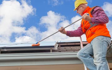 Gosbeck soft wash roof cleaning